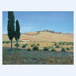 In der Terre Crete | Toskana | 2004 | 60 x 80 cm | Öl/Leinwand