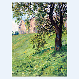 Baumstudie im Schlosspark | Kassel | 02.10.2004 | 40 x 30 cm | Öl/Malkarton