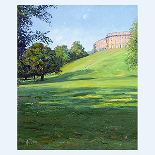 Schlosspark Wilhelmshöhe | Kassel | 04.10.2004 | 60 x 50 cm | Öl/Malkarton