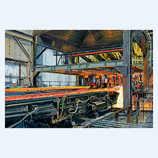 Knüppelschere | Charter Steel, Cleveland, OHIO, USA | 2007 | 80 x 120 cm | Öl/Leinwand
