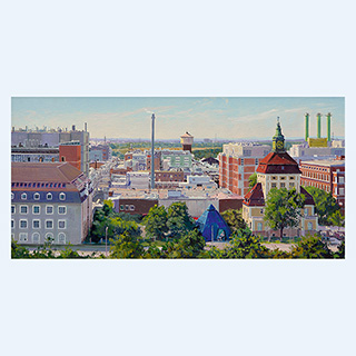 Merck | Merck, Darmstadt, Deutschland | 2012 | 55 x 110 cm | Öl/Leinwand