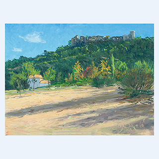 Viens | Provence, Frankreich | 30.09.2013 | 30 x 40 cm | Öl/Malkarton