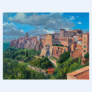 Pitigliano | Toskana, Italien | 2018 | 70cm x 90cm | Öl/Leinwand