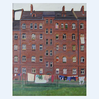 Franzgraben | Kassel | 1978 | 80 x 60 cm | Öl/Leinwand