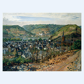 Weinstöcke an der Mosel | - | 1987 | 120 x 160 cm | Öl/Leinwand