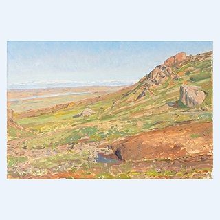 Hroarstunga | Island | 01.08.1991 | 30 x 40 cm | Öl/Malkarton