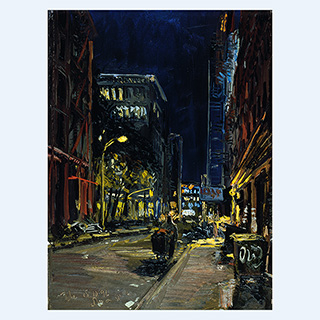 Mercer St. | New York | 15.10.1996 | 40 x 30 cm | Öl/Malkarton