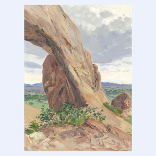 Wilson Arch, Utah | USA | 27.07.1996 | 40 x 30 cm | Öl/Malkarton