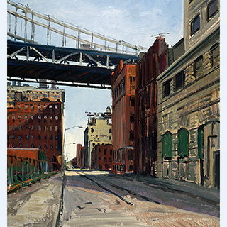 Plymoth St. | New York | 27.05.1996 | 45 x 40 cm | Öl/Malkarton