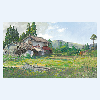 Haranaka | Japan | 16.05.1995 | 30 x 50 cm | Öl/Malkarton