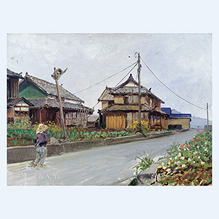 Nagase | Japan | 15.05.1995 | 30 x 40 cm | Öl/Malkarton