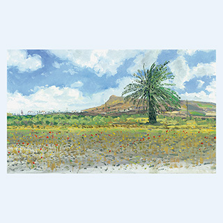 Teguise | Lanzarote | 12.04.1994 | 30cm x 50cm | Öl/Malkarton