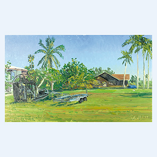 Everglade City | Florida | 27.03.1999 | 30cm x 50cm | Öl/Malkarton