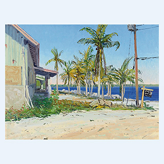 Summerland Rd., Key Largo | Florida | 30.03.1999 | 30 x 40 cm | Öl/Malkarton