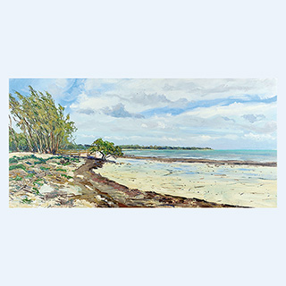 Long Key | Florida | 30.03.1999 | 30 x 60 cm | Öl/Malkarton