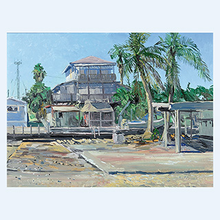 Ann Bonny Dr., Key Largo | Florida | 05.04.1999 | 30cm x 40cm | Öl/Malkarton