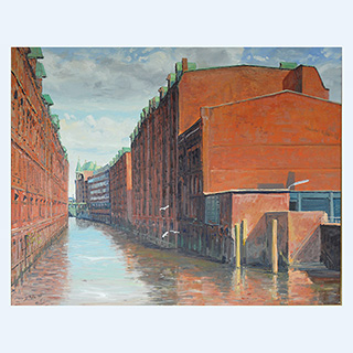 Speicherstadt | Hamburg | 1999 | 80 x 100 cm | Öl/Leinwand