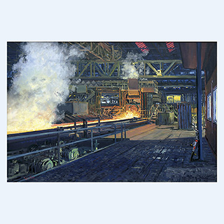 Breitbandstraße | Peine-Salzgitter | 2002 | 80 x 120 cm | Öl/Leinwand