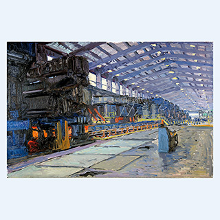 Roughing Mill | Charter Steel, Cleveland, OHIO, USA | 26.10.2006 | 40 x 60 cm | Öl/Malkarton