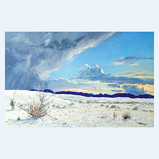 White Sands | USA | 1999 | 70 x 110 cm | Öl/Leinwand