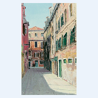 Calle Venier | Venedig | 23.03.2000 | 50 x 30 cm | Öl/Malkarton
