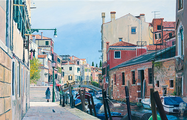 2015 | Fondamenta Sensa | Venedig | 80 x 125cm | Öl/Leinwand 2015 | Fondamenta Sensa | Venedig | 80 x 125cm | Öl/Leinwand