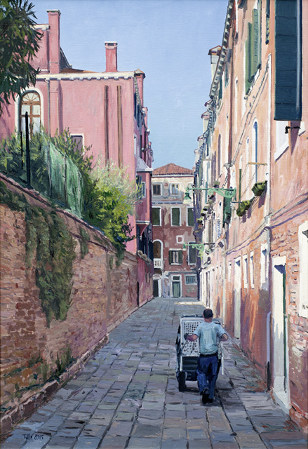 2015 | Calle Venier | Venedig | 80 x 55cm | Öl/Leinwand 2015 | Calle Venier | Venedig | 80 x 55cm | Öl/Leinwand