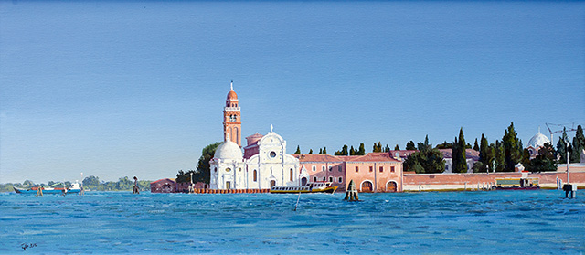 2015 | San Michele | Venedig | 45 x 100cm | Öl/Leinwand