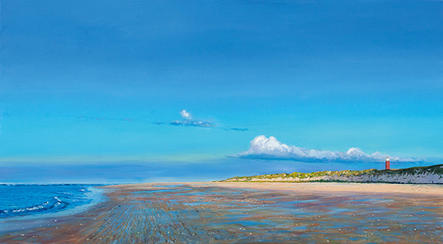 2018 | Leuchtturm von Texel | Niederlande | 110 x 200cm | Öl/Leinwand 2018 | Leuchtturm von Texel | Niederlande | 110 x 200cm | Öl/Leinwand