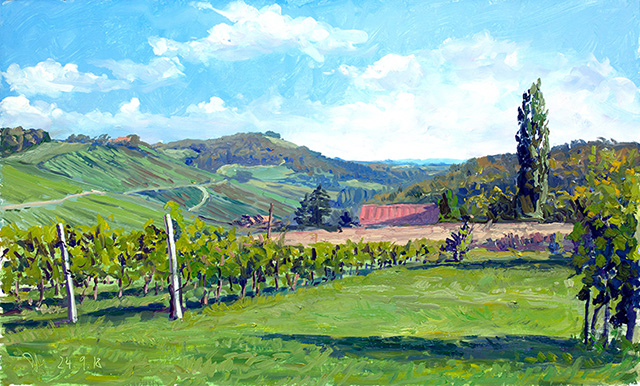 21.09.2018 | Köbelberg | Steiermark, Österreich | 30 x 50cm | Öl/Malkarton